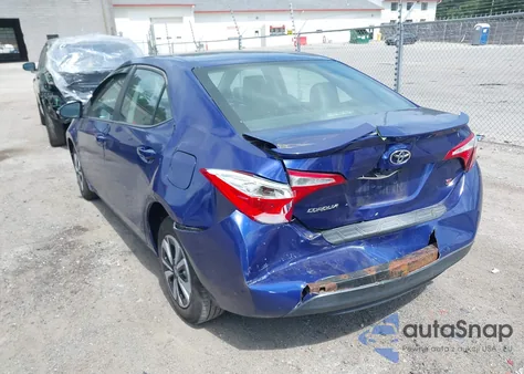 2014 Toyota Corolla S Plus z USA, uszkodzony, nr VIN 2T1BURHEXEC224794